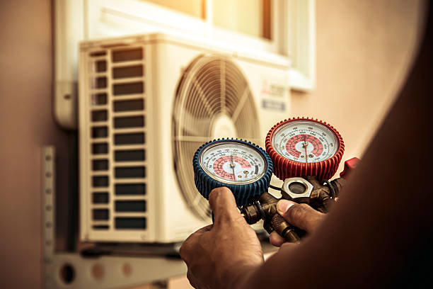 Professional Hvac technician working in Asbury Park, NJ